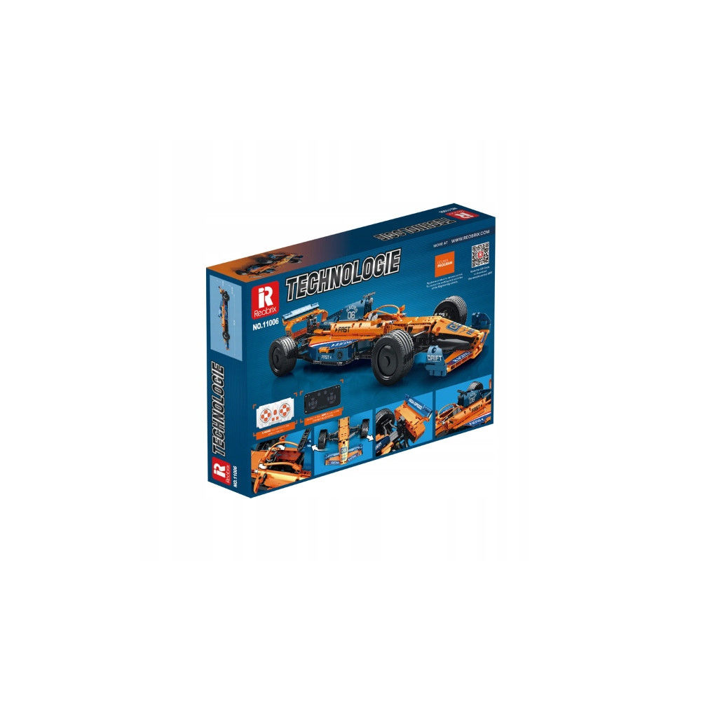 KLOCKI REOBRIX BOLID FORMUŁA F1 MCLAREN STATIC 928 KLOCKÓW 11006 ZESTAW