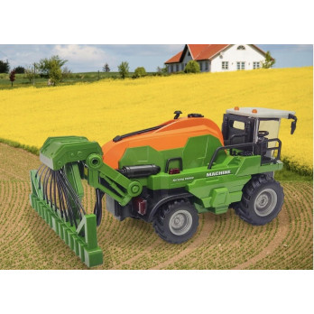 TRAKTOR CIĄGNIK ZDALNIE STEROWANY 1:24 RC ZE ZRASZACZEM POJAZDY ROLNICZE