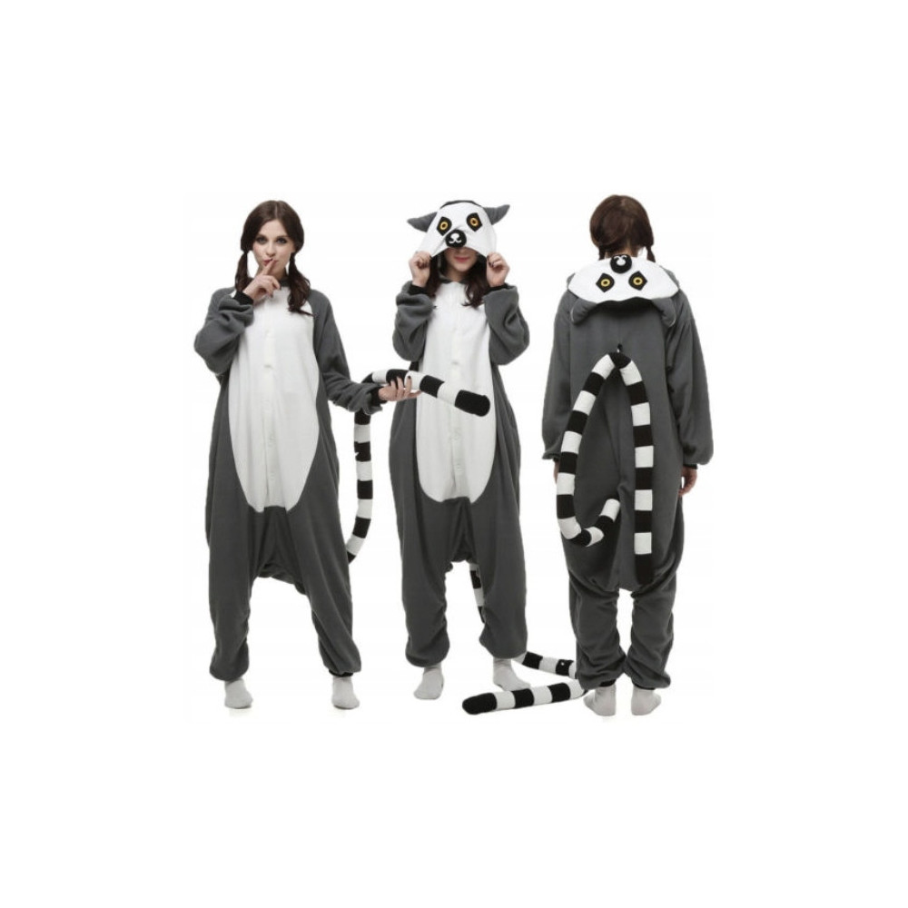LEMUR ONESIE KOMBINEZON DRES PIŻAMA KIGU-RUMI PRZEBRANIE XL