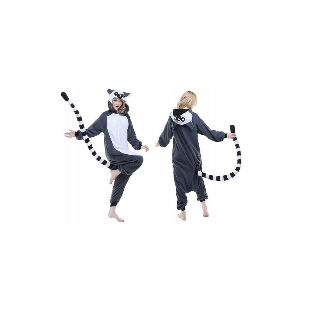 LEMUR ONESIE KOMBINEZON DRES PIŻAMA KIGU-RUMI PRZEBRANIE XL