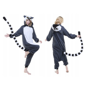 LEMUR ONESIE KOMBINEZON DRES PIŻAMA KIGU-RUMI PRZEBRANIE XL