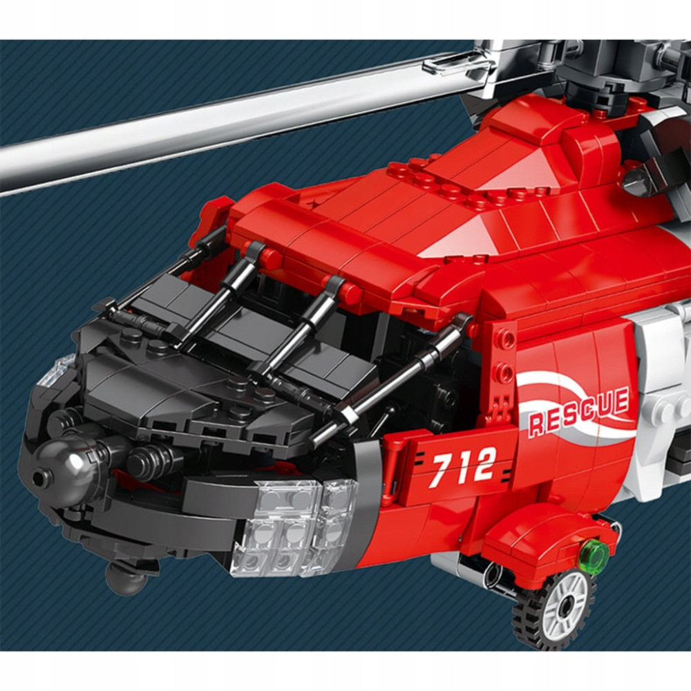KLOCKI KONSTRUKCYJNE REOBRIX HELIKOPTER RATUNKOWY HH-60J JAYHAWK SIKORSKY