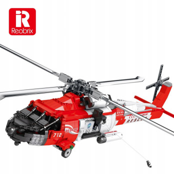 KLOCKI KONSTRUKCYJNE REOBRIX HELIKOPTER RATUNKOWY HH-60J JAYHAWK SIKORSKY