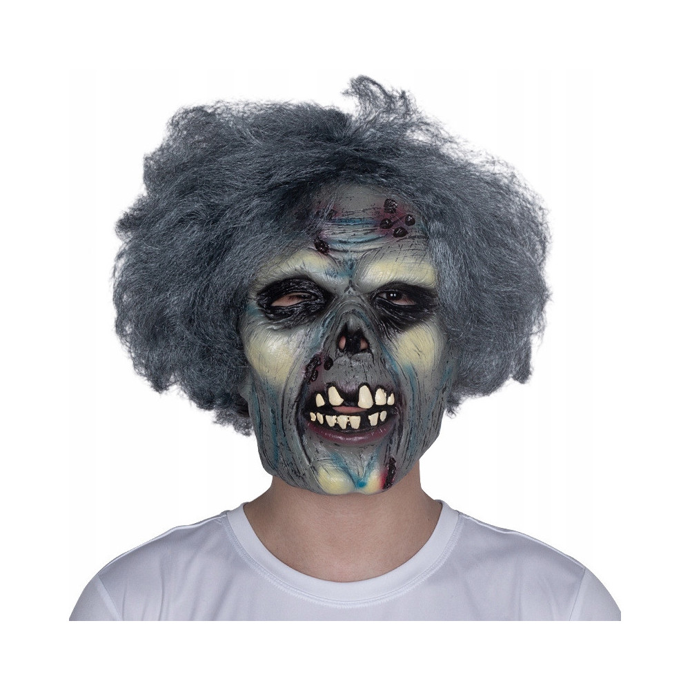 MASKA HALLOWEEN ZOMBIE NAWIEDZONY DOM HORROR KOSTIUM NA TWARZ PRZEBRANIE