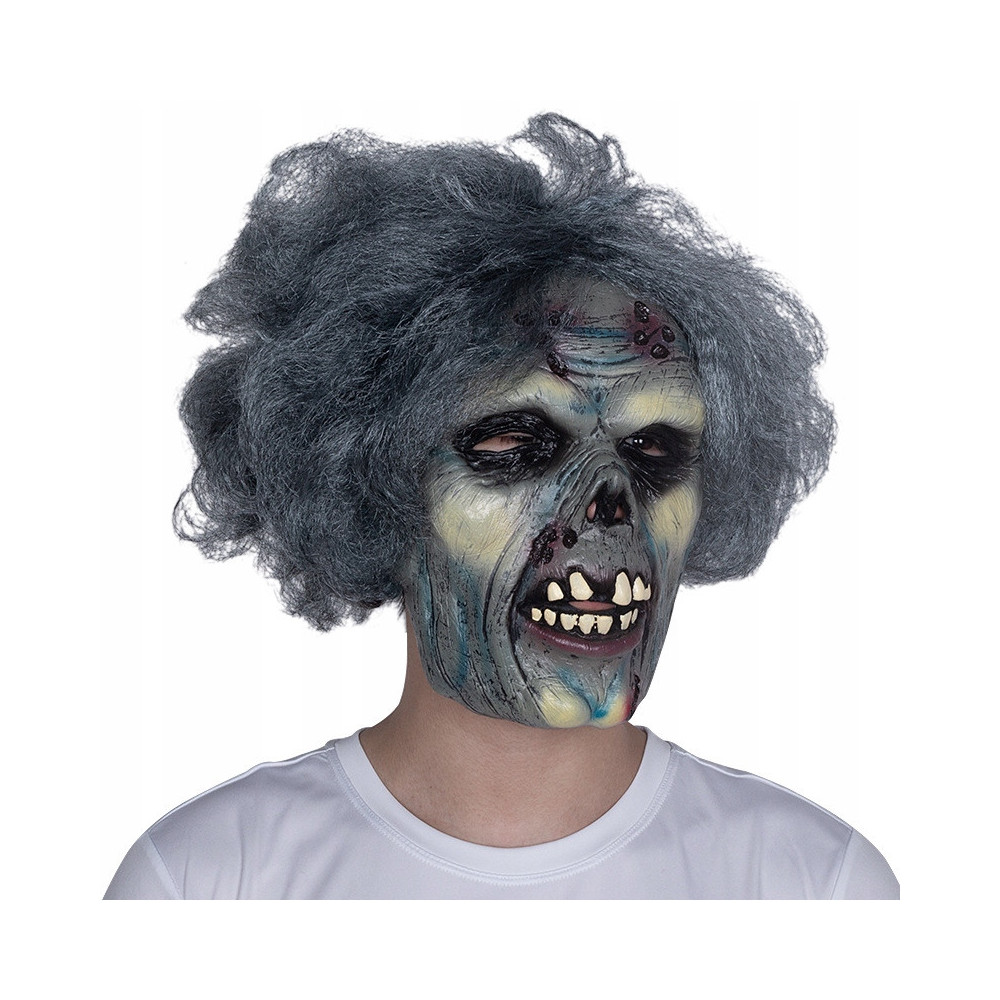 MASKA HALLOWEEN ZOMBIE NAWIEDZONY DOM HORROR KOSTIUM NA TWARZ PRZEBRANIE