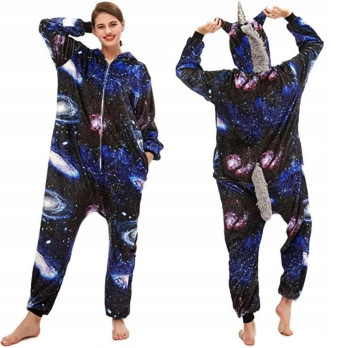 GWIEZDNY JEDNOROŻEC ONESIE STRÓJ KIGURUMI KOMBINEZON PRZEBRANIE PREZENT XL