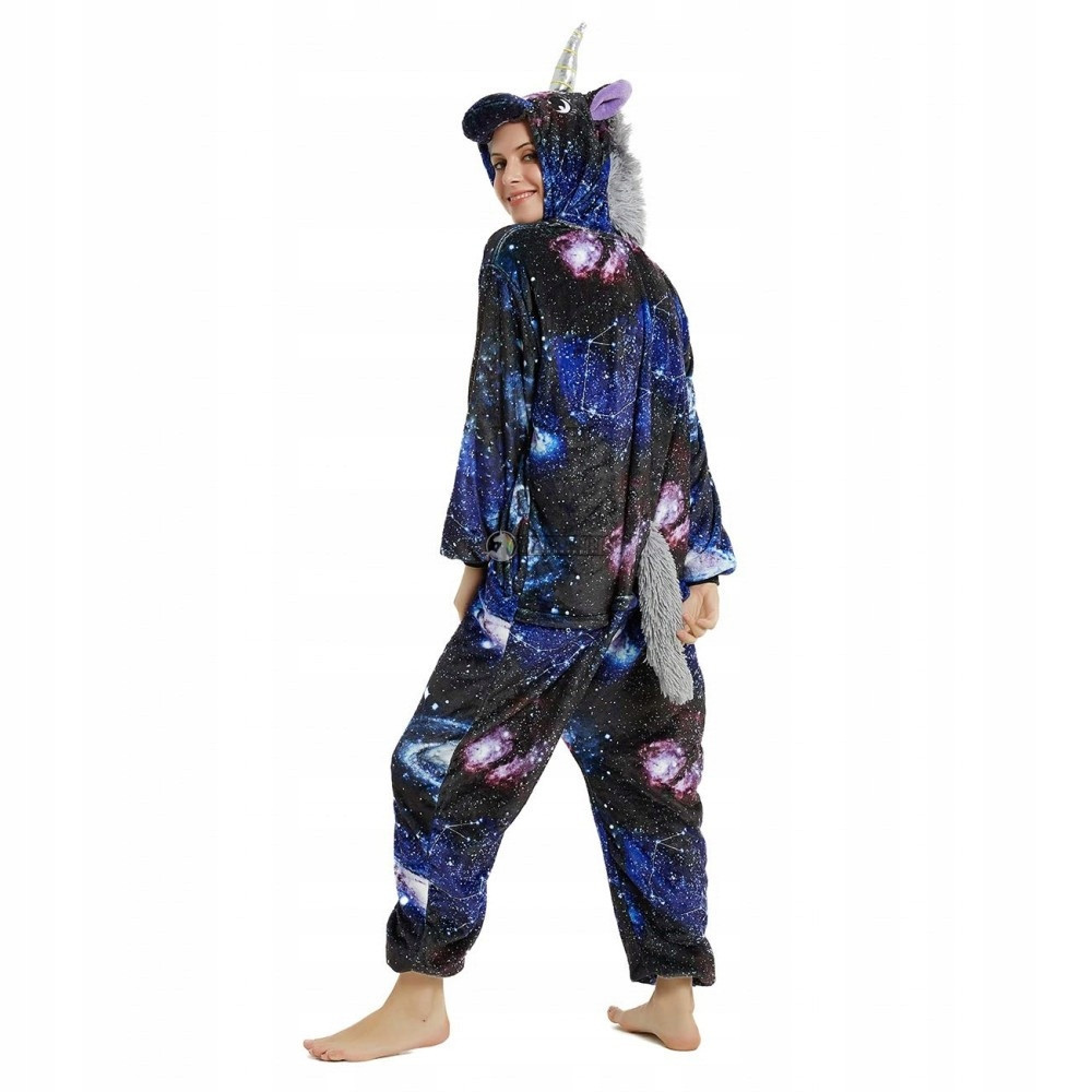 GWIEZDNY JEDNOROŻEC ONESIE STRÓJ KIGURUMI KOMBINEZON PRZEBRANIE PREZENT XL