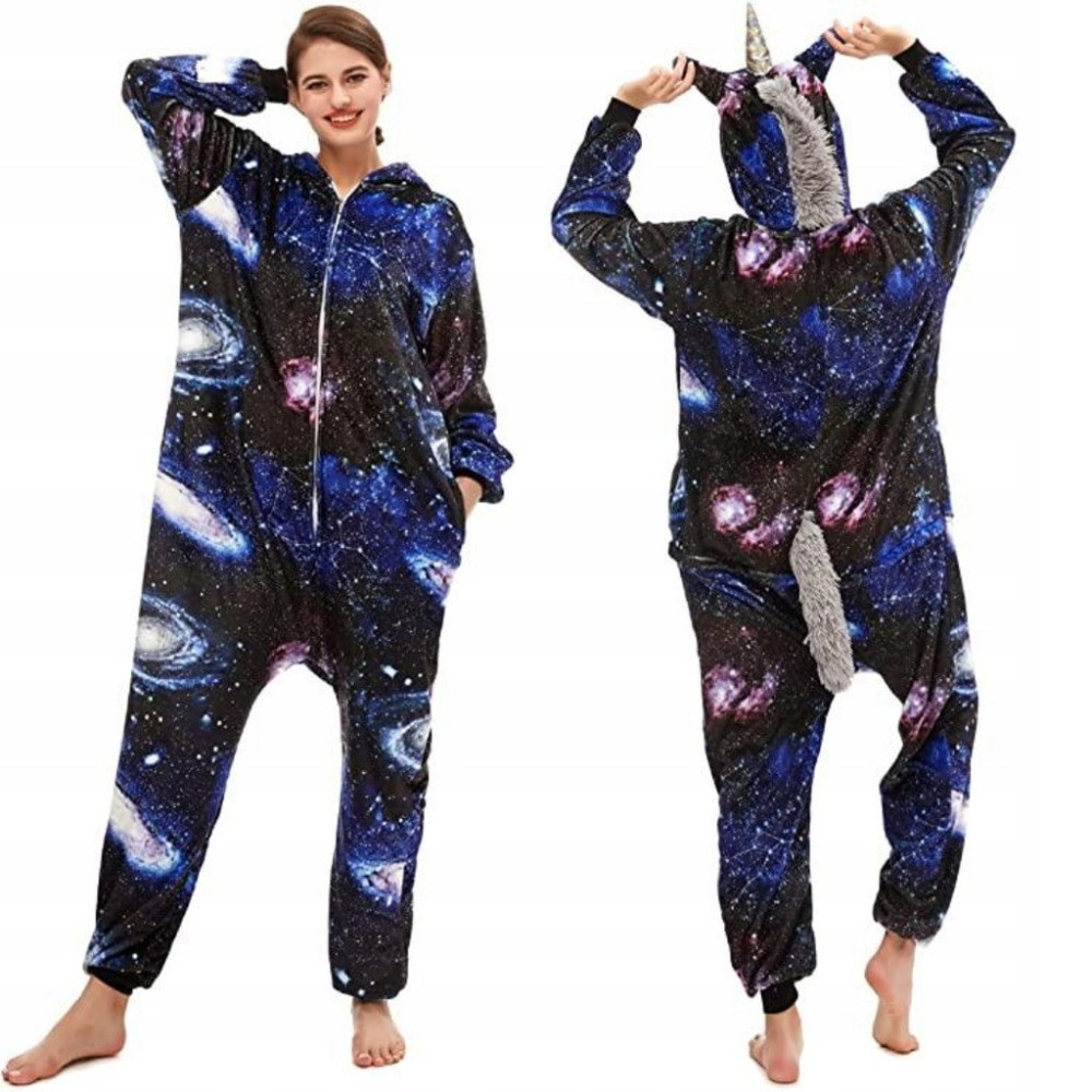 GWIEZDNY JEDNOROŻEC ONESIE STRÓJ KIGURUMI KOMBINEZON PRZEBRANIE PREZENT M