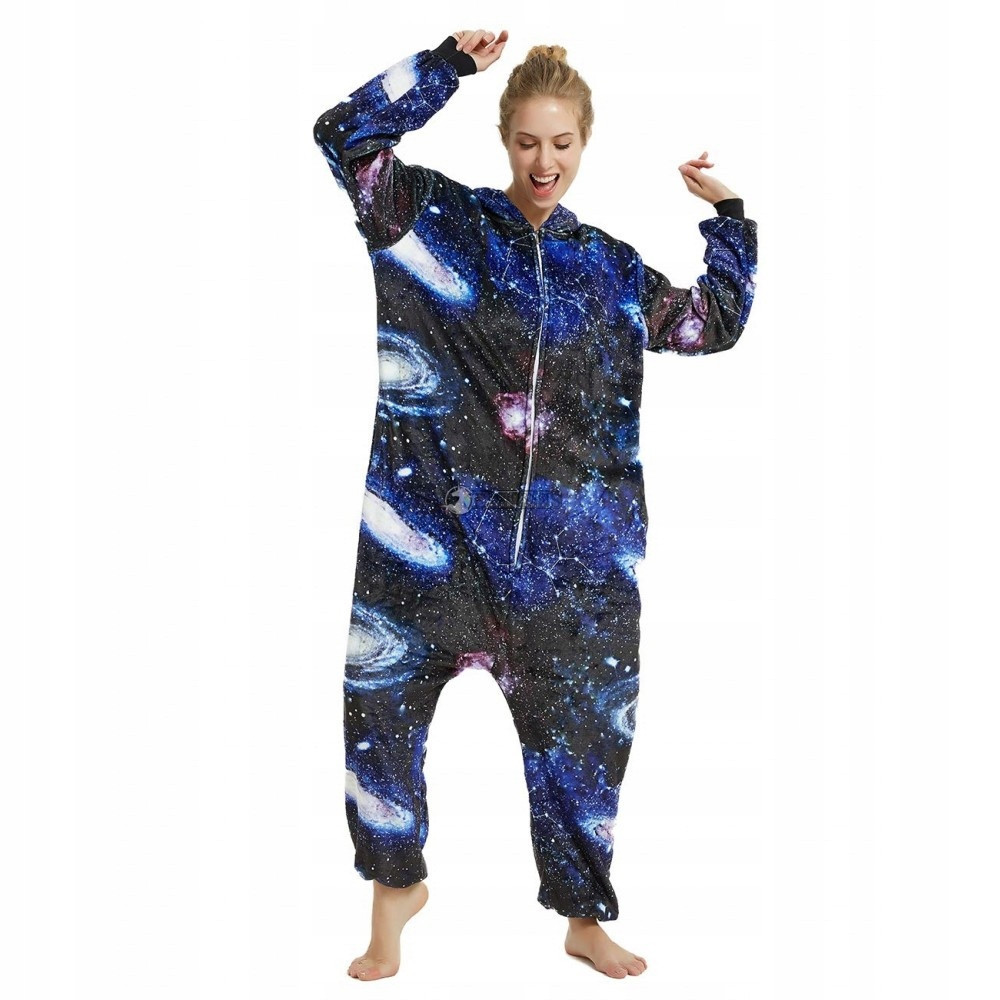 GWIEZDNY JEDNOROŻEC ONESIE STRÓJ KIGURUMI KOMBINEZON PRZEBRANIE PREZENT M