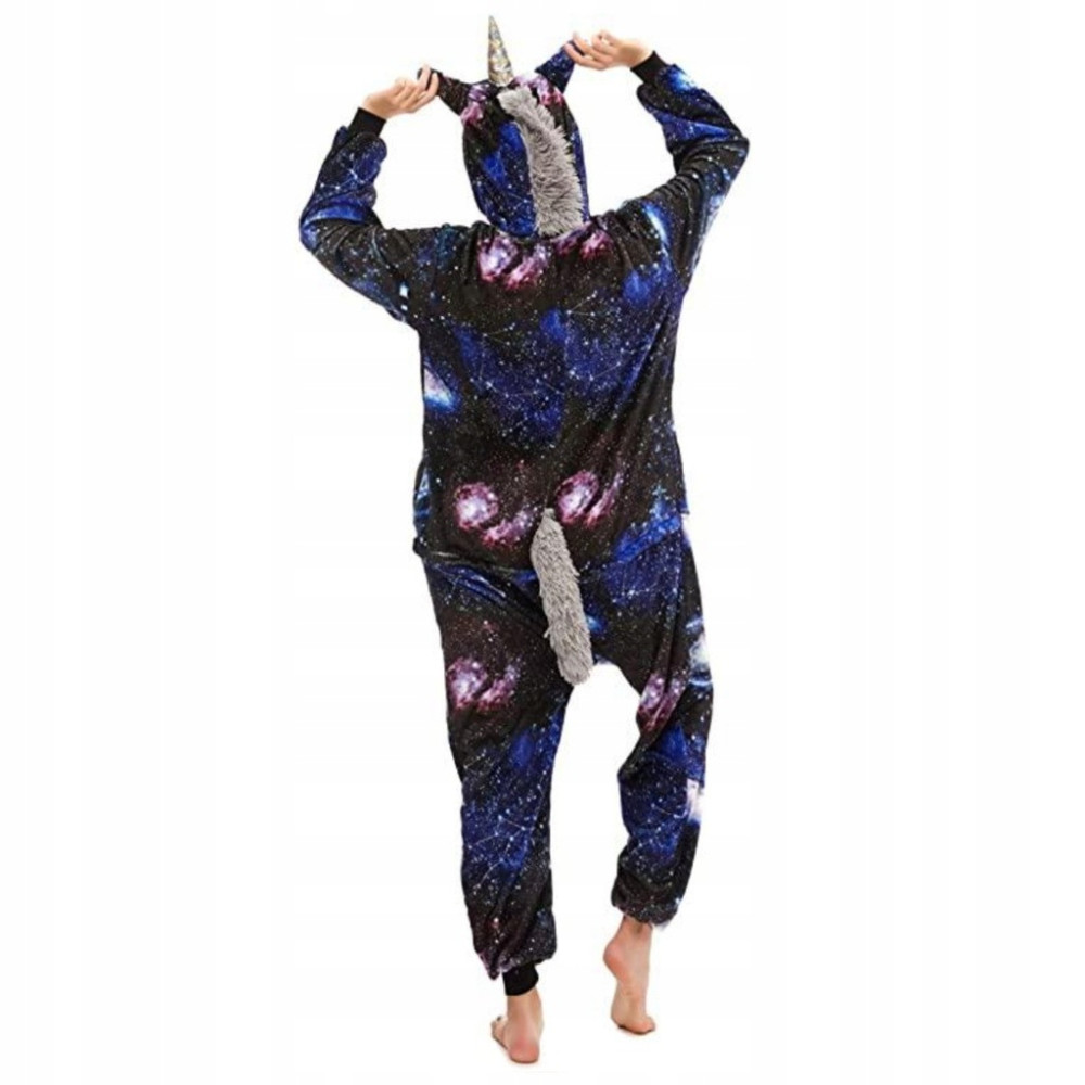 GWIEZDNY JEDNOROŻEC ONESIE STRÓJ KIGURUMI KOMBINEZON PRZEBRANIE PREZENT M