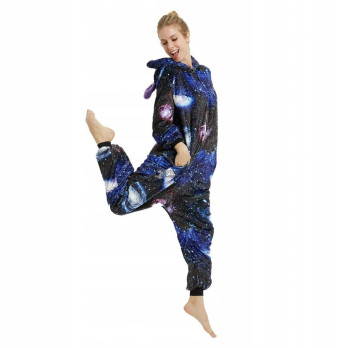 GWIEZDNY JEDNOROŻEC ONESIE STRÓJ KIGURUMI KOMBINEZON PRZEBRANIE PREZENT S