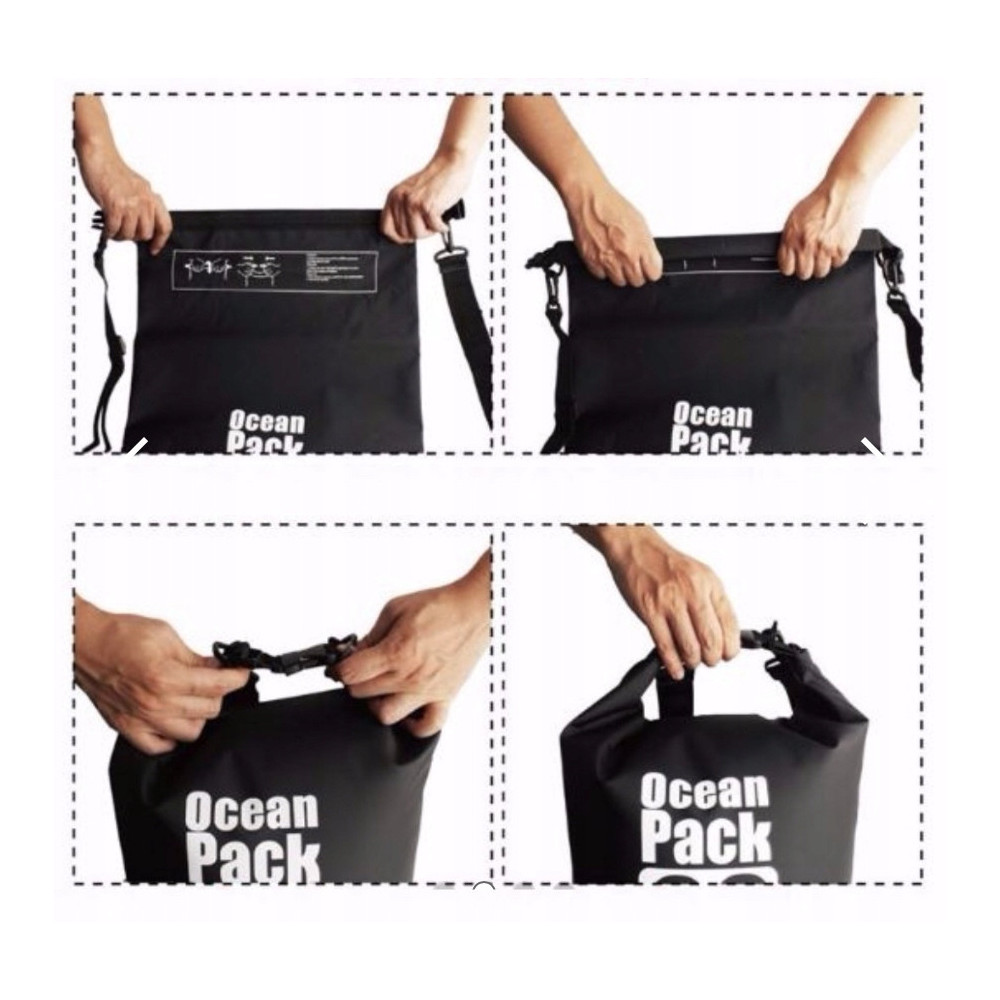 WOREK WODOODPORNY OCEAN PACK DRY BAG TORBA 10L ZIELONY