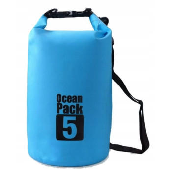 WOREK WODOODPORNY OCEAN PACK DRY BAG TORBA 5L NIEBIESKI
