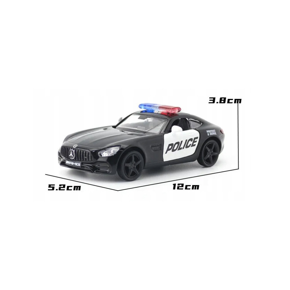 AUTO POLICYJNE POLICJA POLICE SAMOCHÓD POLICYJNY AUTKO ZABAWKA MERCEDES AMG