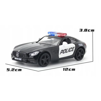 AUTO POLICYJNE POLICJA POLICE SAMOCHÓD POLICYJNY AUTKO ZABAWKA MERCEDES AMG