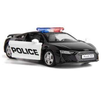 AUTO POLICYJNE POLICJA POLICE SAMOCHÓD POLICYJNY AUTKO ZABAWKA AUDI R8