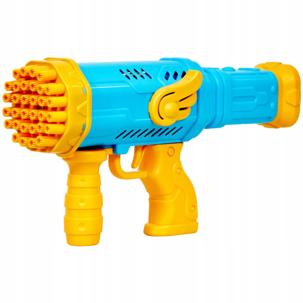 PISTOLET WYTWORNICA DO ROBIENIA BANIEK MYDLANYCH DLA DZIECI NIEBIESKI