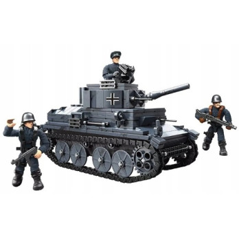 KLOCKI DUŻY CZOŁG PZKPFW 38 WOJSKO ARMATA DZIAŁO 814 KLOCKÓW
