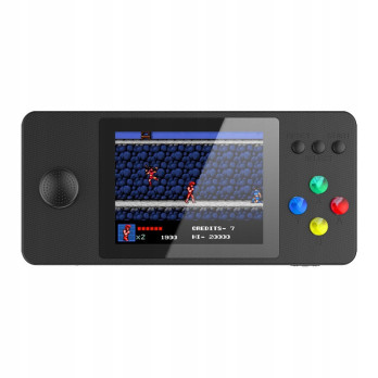 RETRO K9 KONSOLA PRZENOŚNA DO GIER 2.8 CALA 4GB 500 GIER CZARNA DLA DZIECI