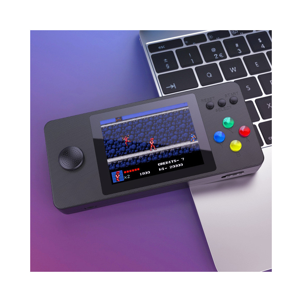 RETRO K9 KONSOLA PRZENOŚNA DO GIER 2.8 CALA 4GB 500 GIER CZARNA DLA DZIECI