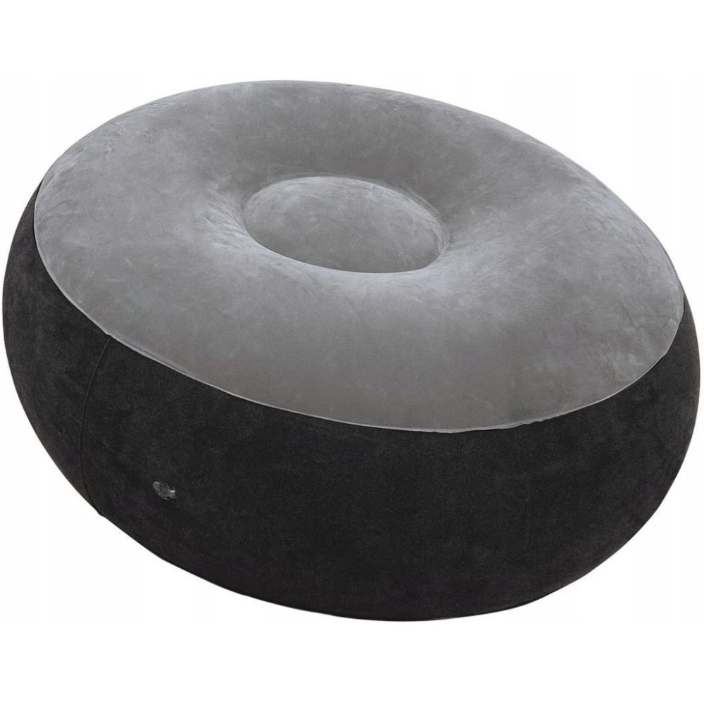 Materac jednoosobowy fotel z poduszką INTEX 68564 130 x 99 x 76 cm szary