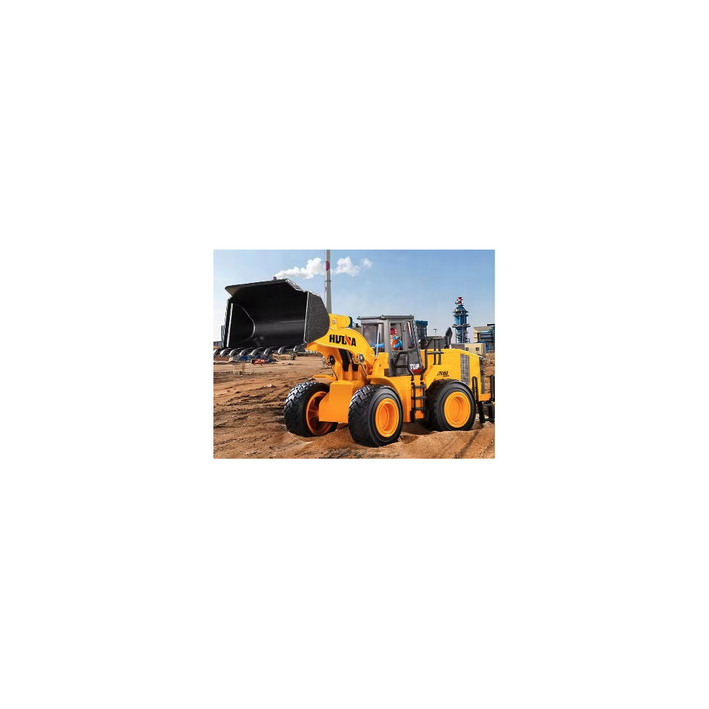 SPYCHACZ METALOWY HUINA 1153 MASZYNY BUDOWLANE 1:35 ZABAWKI