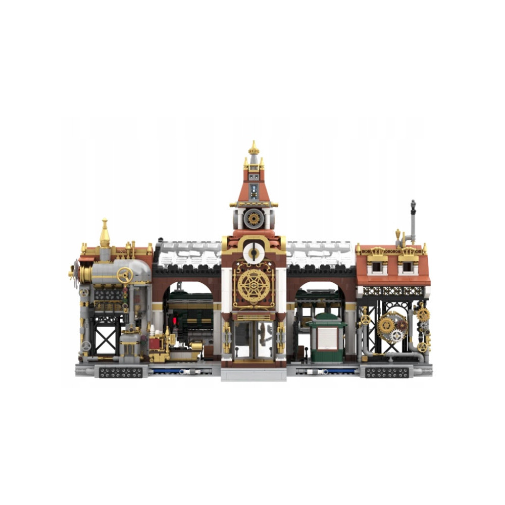 PANTASY Klocki 85007 Steampunk Train Station Stacja Kolejowa zestaw klocków