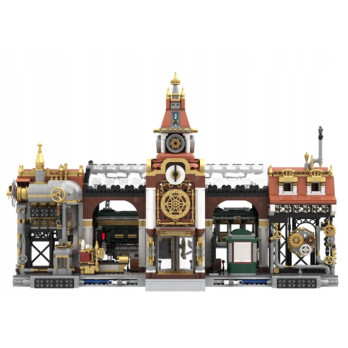 PANTASY Klocki 85007 Steampunk Train Station Stacja Kolejowa zestaw klocków