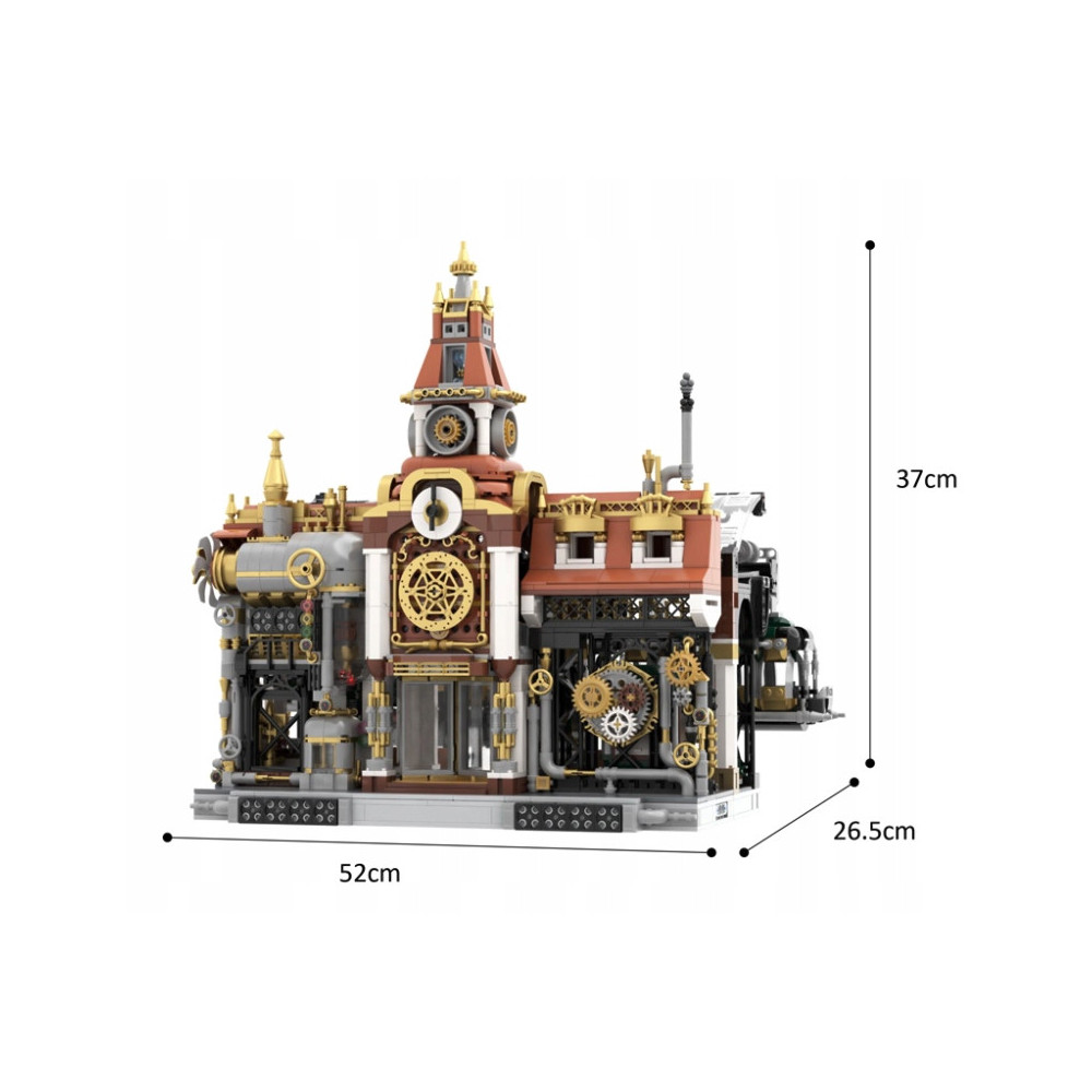 PANTASY Klocki 85007 Steampunk Train Station Stacja Kolejowa zestaw klocków