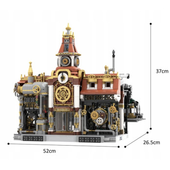 PANTASY Klocki 85007 Steampunk Train Station Stacja Kolejowa zestaw klocków