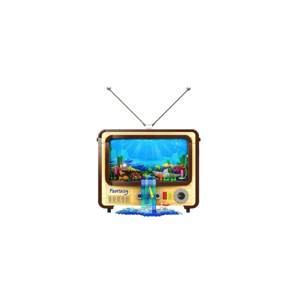 PANTASY Klocki 61008 Retro TV Telewizor 1960s zestaw klocków