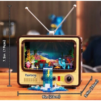 PANTASY Klocki 61008 Retro TV Telewizor 1960s zestaw klocków