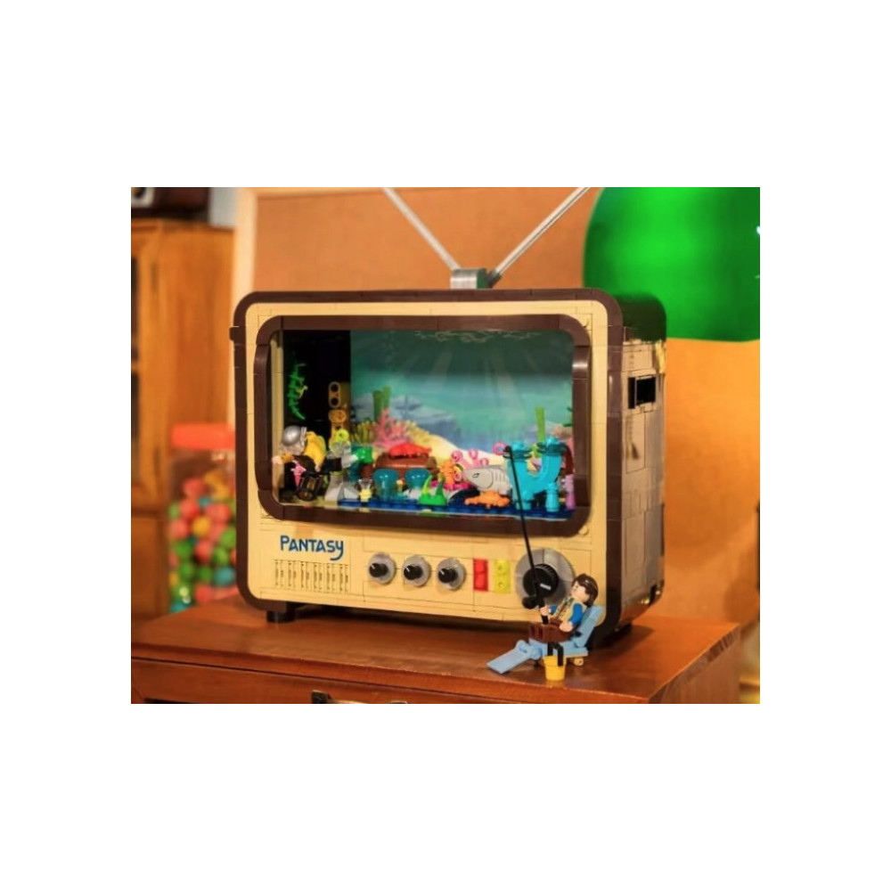 PANTASY Klocki 61008 Retro TV Telewizor 1960s zestaw klocków