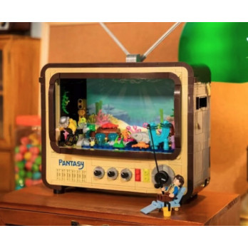 PANTASY Klocki 61008 Retro TV Telewizor 1960s zestaw klocków