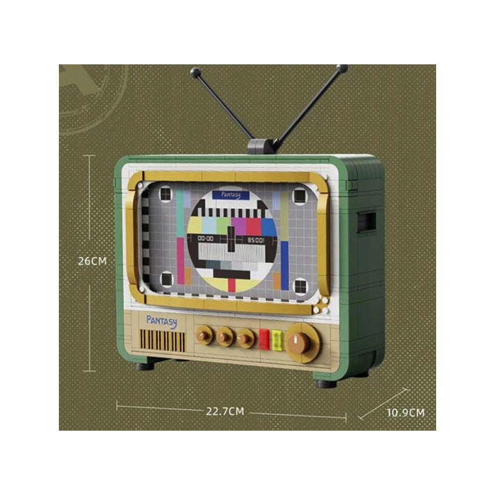 PANTASY Klocki 85001 Retro TV Telewizor zestaw klocków konstrukcyjnych