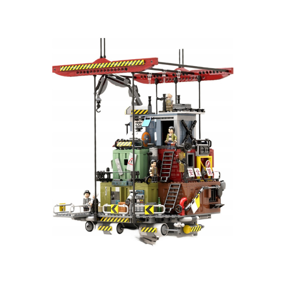 PANTASY Klocki 81101 The Floating Mechanical City Spirit Cage:Dust District