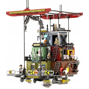 PANTASY Klocki 81101 The Floating Mechanical City Spirit Cage:Dust District