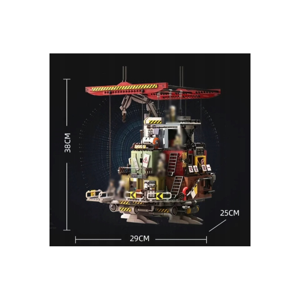 PANTASY Klocki 81101 The Floating Mechanical City Spirit Cage:Dust District