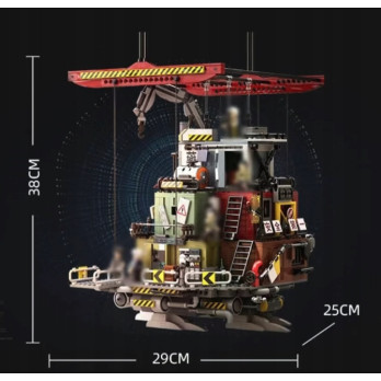 PANTASY Klocki 81101 The Floating Mechanical City Spirit Cage:Dust District