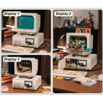 PANTASY Klocki Konstrukcyjne Retro komputer PC zestaw 86230
