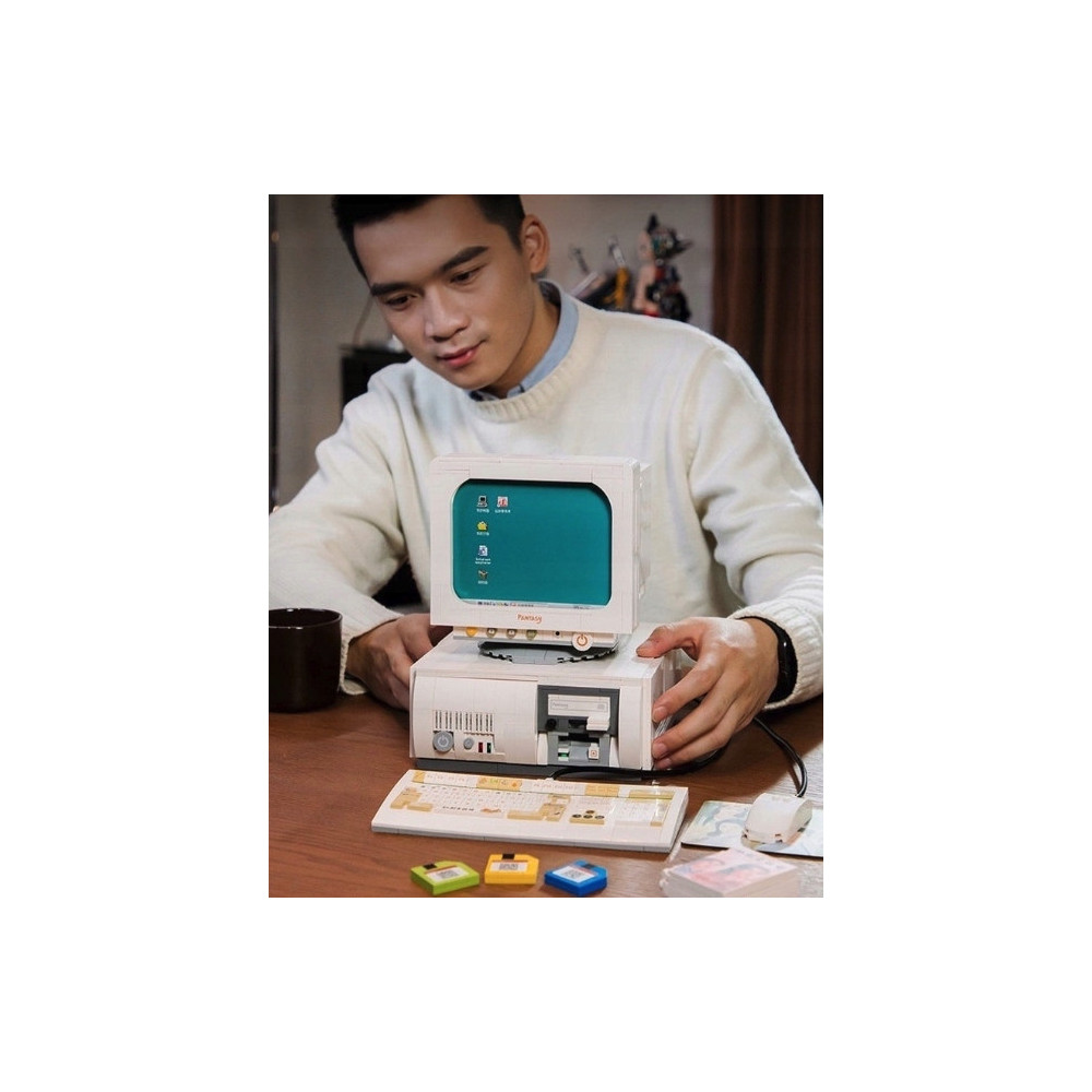 PANTASY Klocki Konstrukcyjne Retro komputer PC zestaw 86230