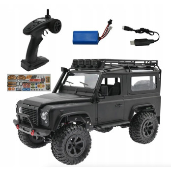 JEEP OFFROAD RC LAND ROVER ZDALNIE STEROWANY POJAZD SAMOCHÓD CZARNY