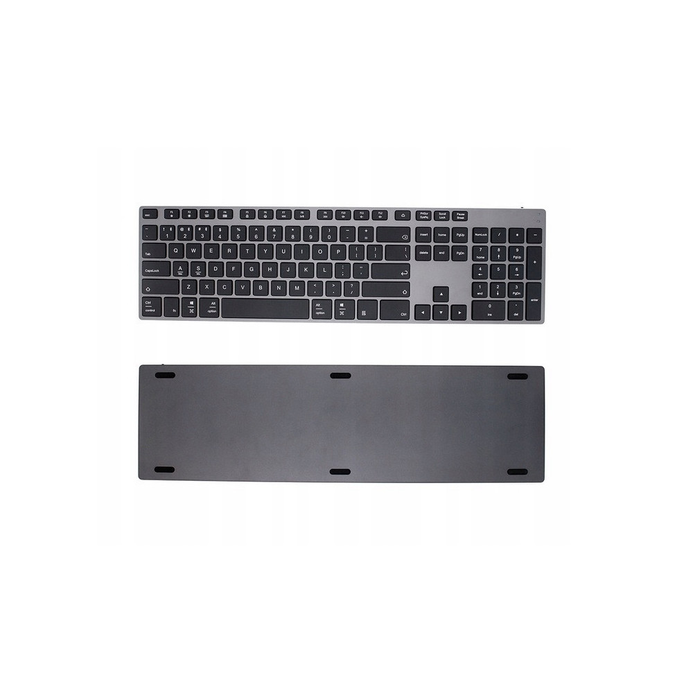 ALUMINIOWA BEZPRZEWODOWA KLAWIATURA BLUETOOTH MEMBRANOWA ELEGANCKA