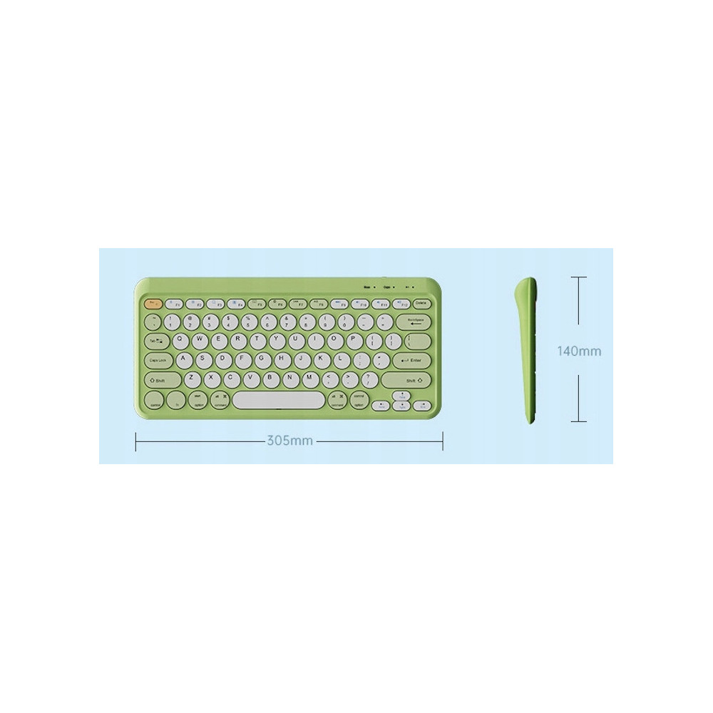BEZPRZEWODOWA KLAWIATURA BLUETOOTH MAC WINDOWS iOS KOLORY
