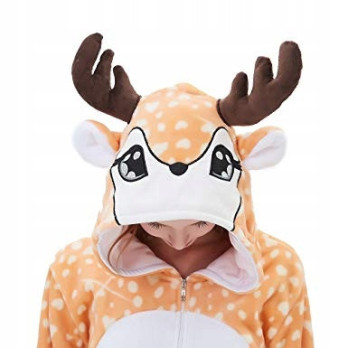 JELONEK ONESIE DRES PRZEBRANIE PIŻAMA KOMBINEZON KIGURUMI DEER L