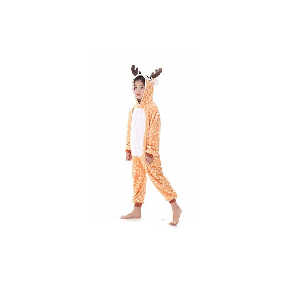 JELONEK ONESIE DRES PRZEBRANIE PIŻAMA KOMBINEZON KIGURUMI DEER L