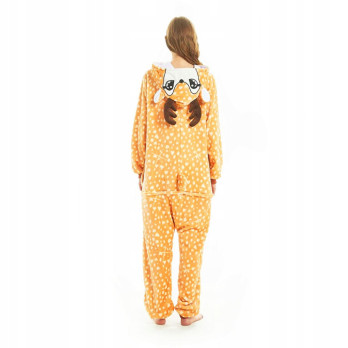 JELONEK ONESIE DRES PRZEBRANIE PIŻAMA KOMBINEZON KIGURUMI DEER S