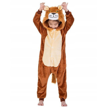 LEW LION ONESIE PIŻAMA DRES KOSTIUM PRZEBRANIE KIGURUMI M