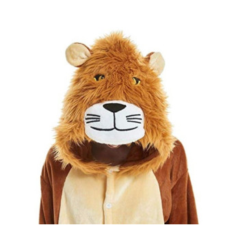LEW LION ONESIE PIŻAMA DRES KOSTIUM PRZEBRANIE KIGURUMI M