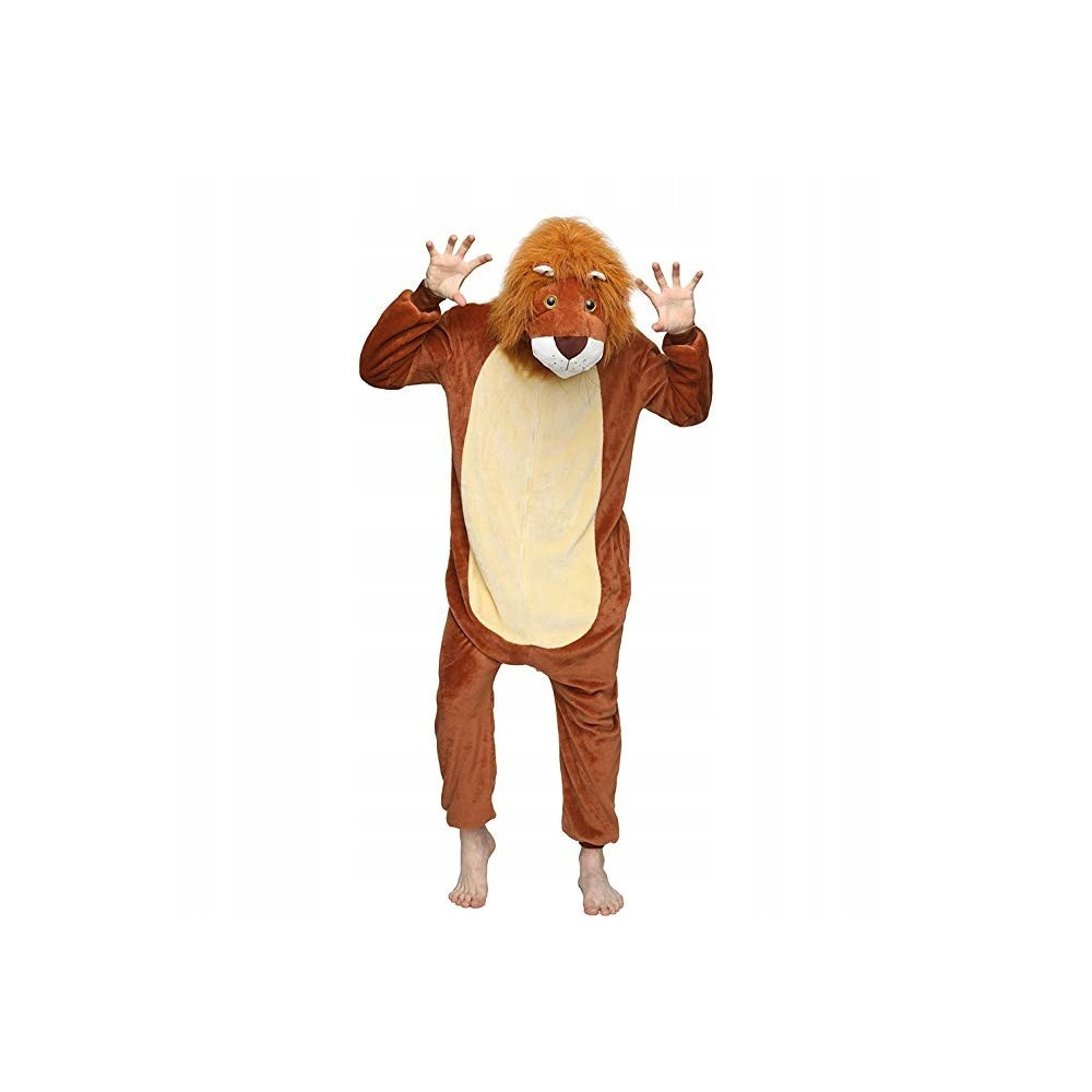 LEW LION ONESIE PIŻAMA DRES KOSTIUM PRZEBRANIE KIGURUMI M